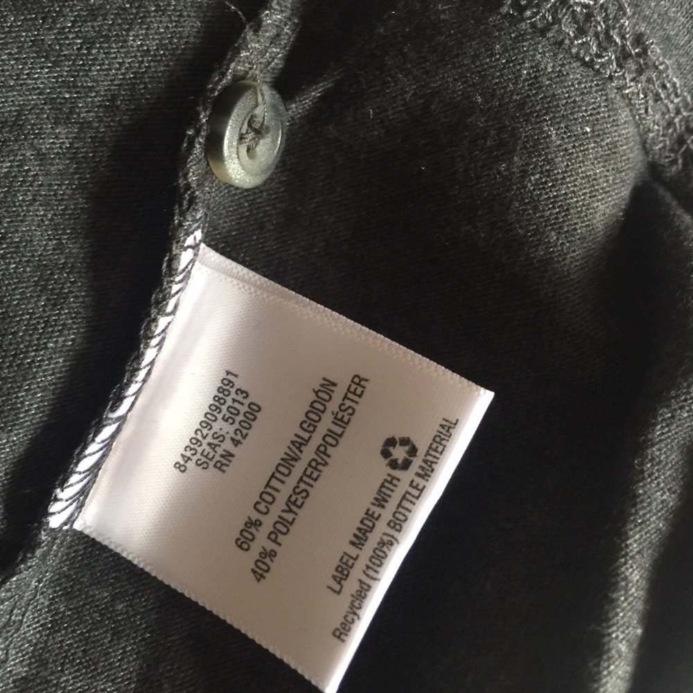 🌺 Basic Editions Layered Grey SS Tee Small - Picture 13 of 15